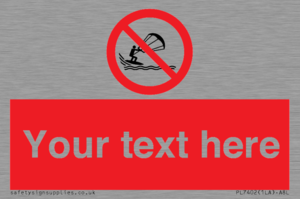 Custom No kite surfing